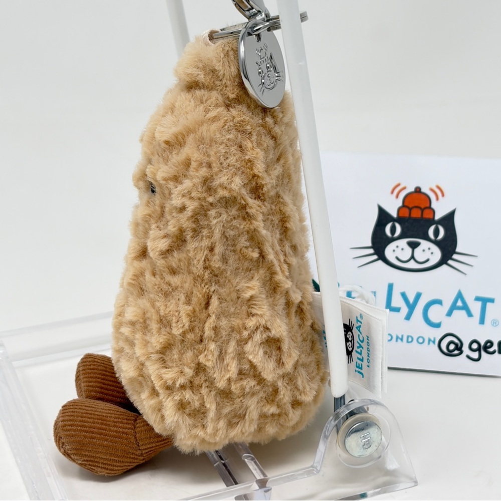 Jellycat Amuseables Peanut Bag Charm, NWT - Picture 4 of 10